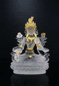 White Tara (Gold Gilded) / 白度母 (貼金)