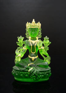 Green Tara (Gold Gilded) / 綠度母 (貼金)