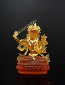 Manjushri (Gold Gilded) / 文殊菩薩 (貼金)